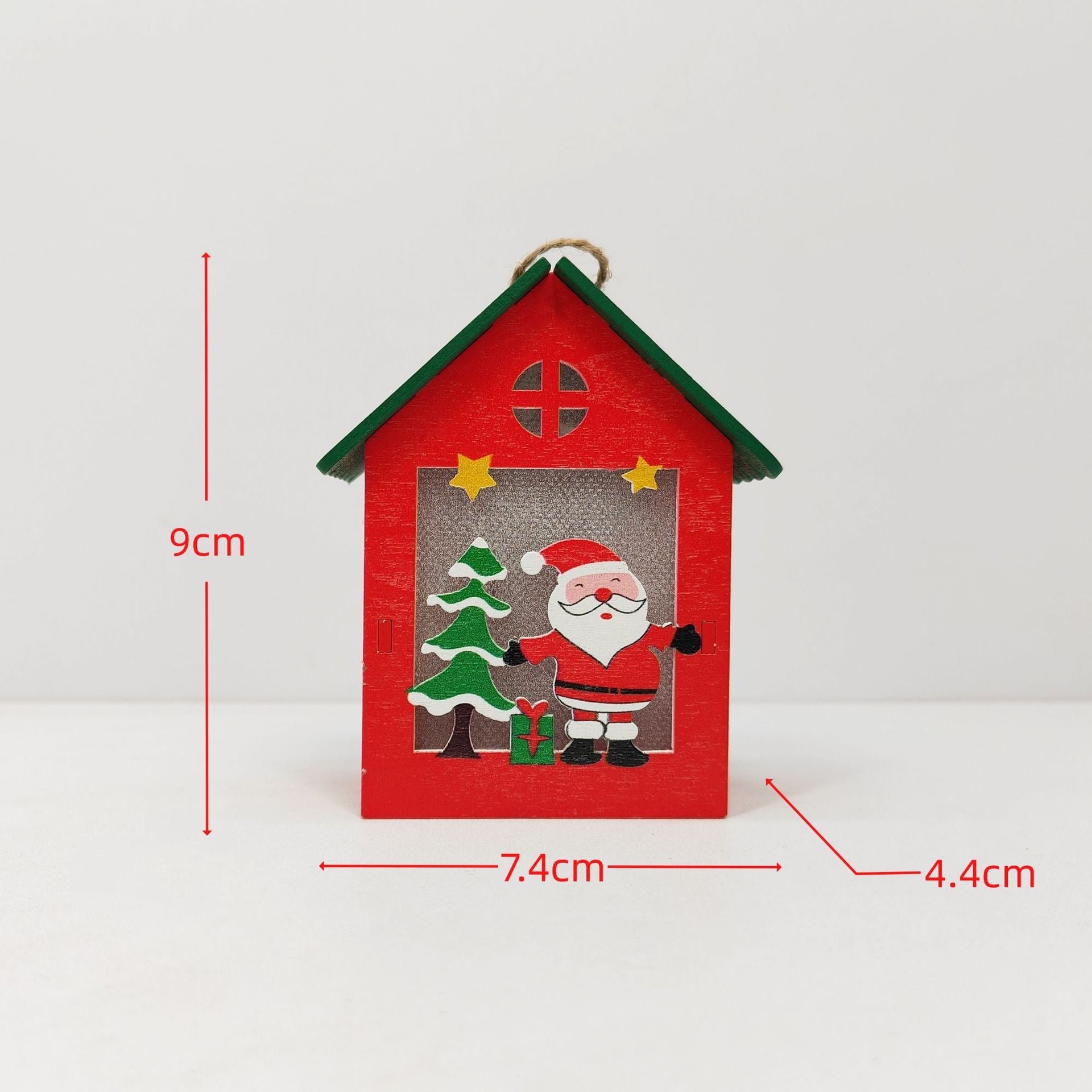 Magical Snowy Christmas House with Soft Glow, Animated Village Ornament for Winter Displays, Warm White Light Decoration for Mantel & Shelf, Battery Powered Holiday Centerpiece