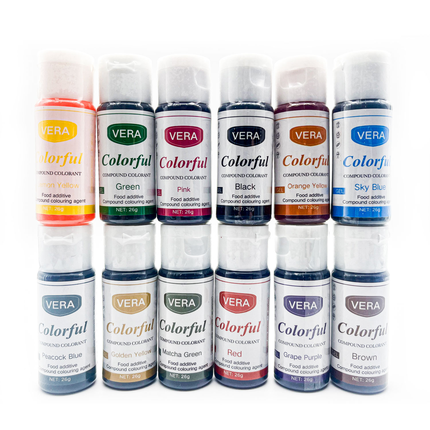 26g Gel Food Coloring,  Food Dye for Easter Cake Cookie Decorating, Baking, Candy Melts, Frosting, Easter Eggs