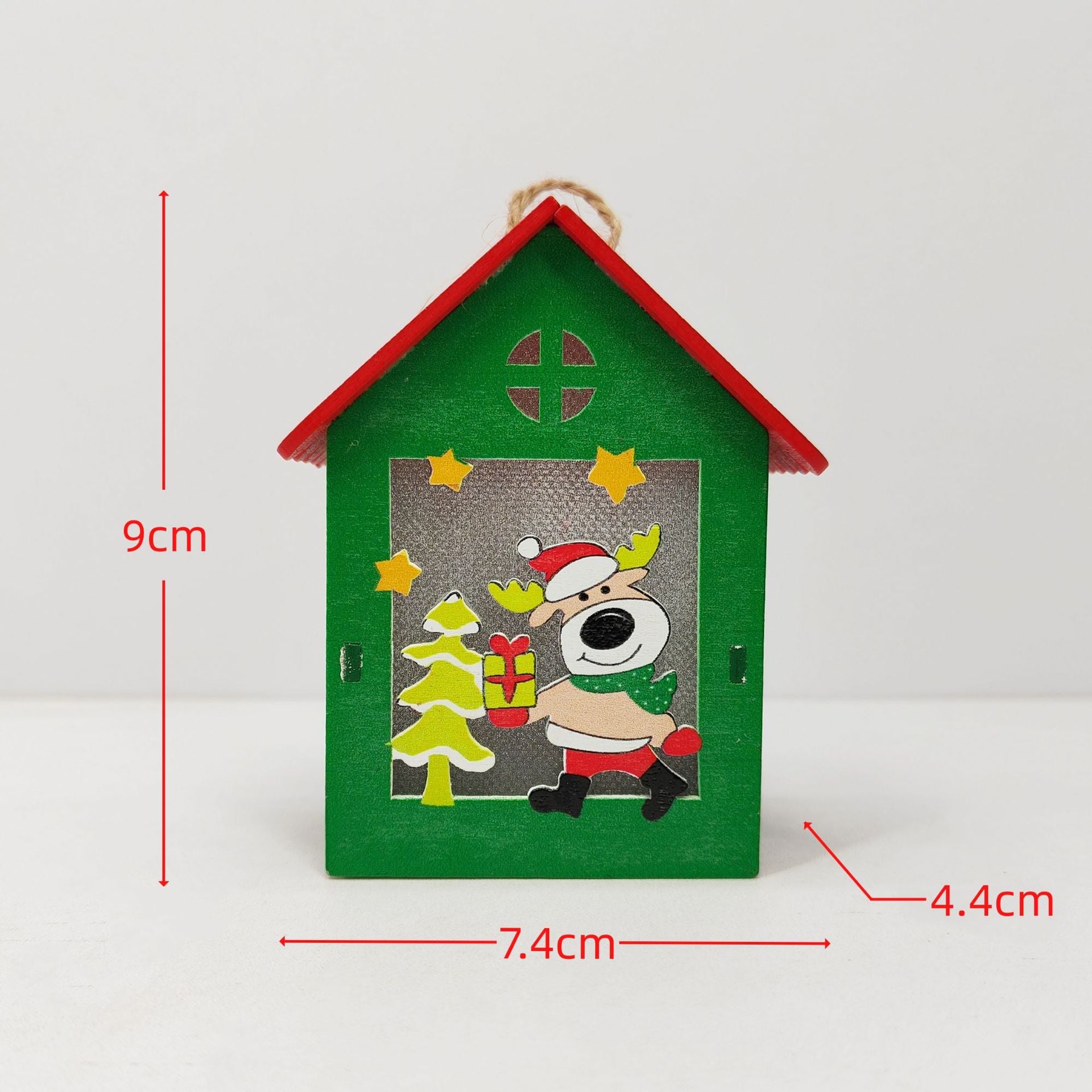 Magical Snowy Christmas House with Soft Glow, Animated Village Ornament for Winter Displays, Warm White Light Decoration for Mantel & Shelf, Battery Powered Holiday Centerpiece