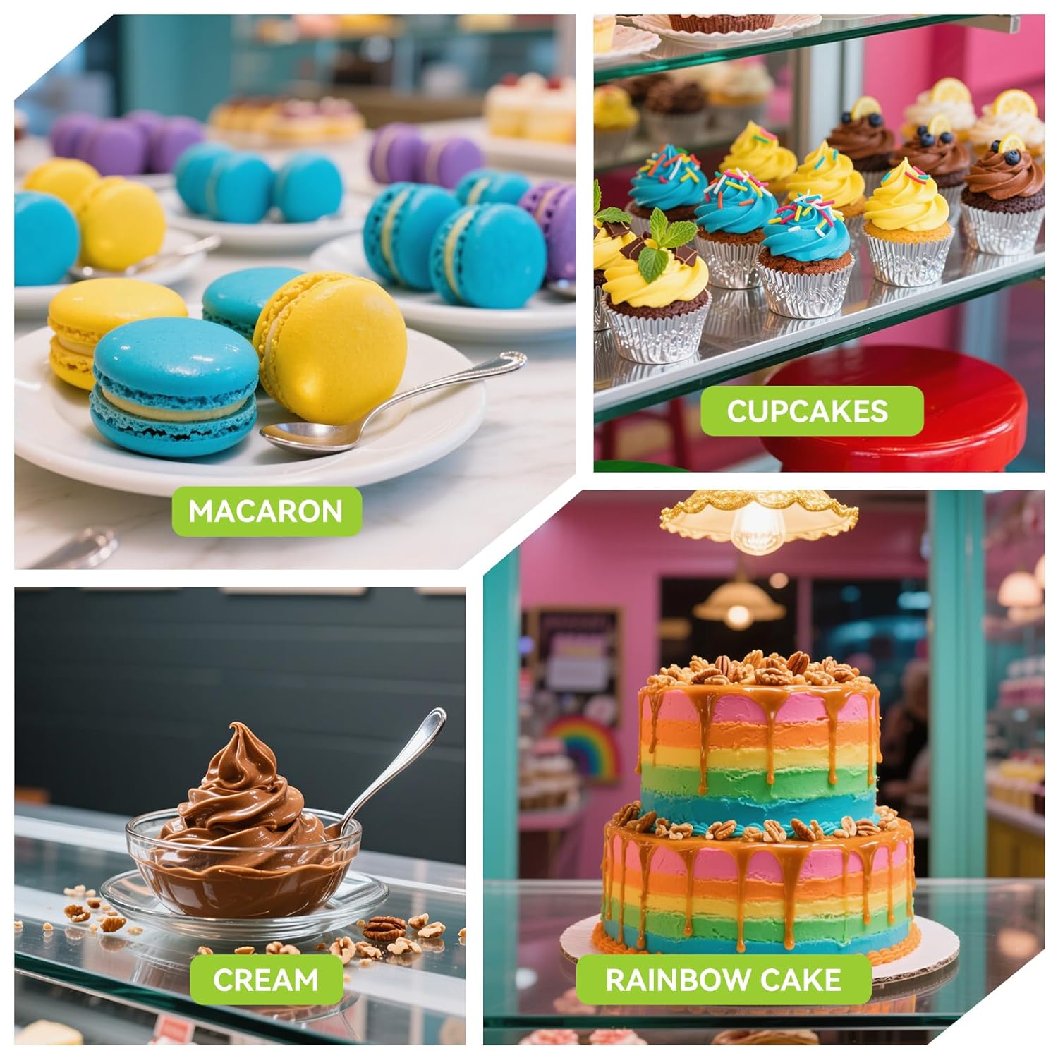 26g Gel Food Coloring,  Food Dye for Easter Cake Cookie Decorating, Baking, Candy Melts, Frosting, Easter Eggs