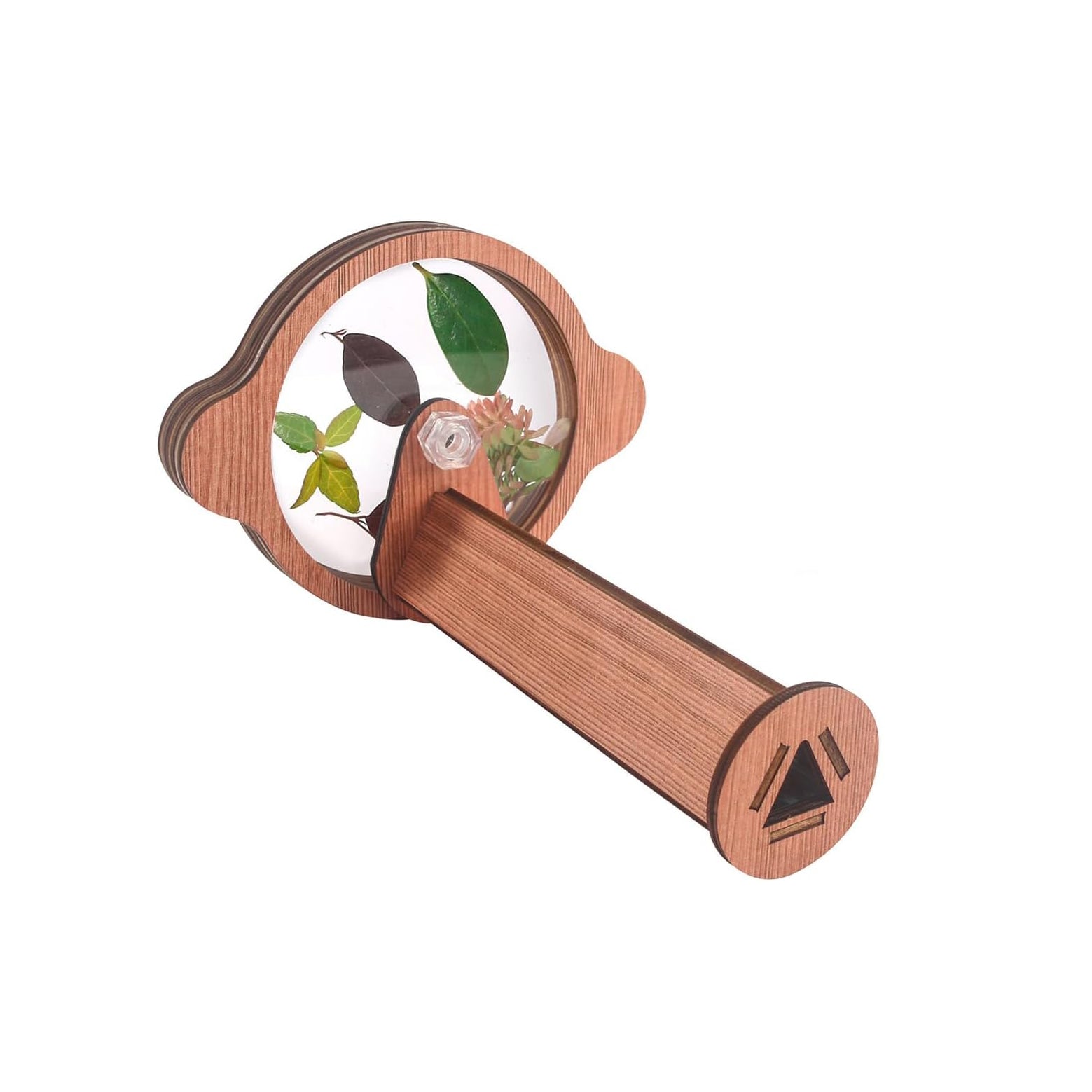 Natural DIY Kaleidoscope Kit for Kids, Newest Outdoor Classic Handmade Education Toys, Magic Wooden Rotating Kaleidoscope Making Set, Best Gift for Nature Lovers (1 Pc Planets)