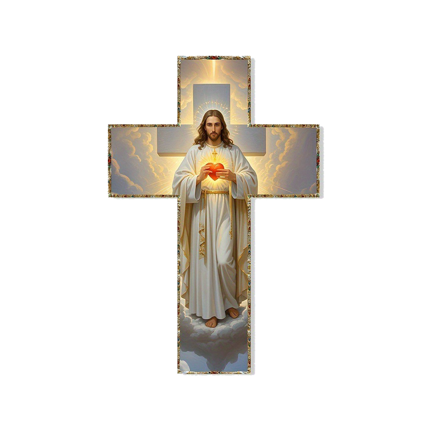 Vintage Wooden Jesus Pocket Cross, Hand-Carved Religious Token for Prayer & Comfort, Portable Standing Cross, Spiritual Gift, Christian Meditation Aid