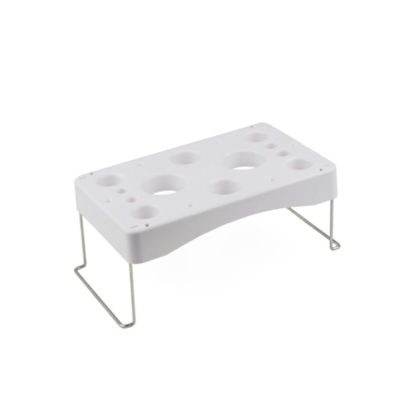 Piping bag shelf Decorating bag rack Cake decorating frosting bag rack Stainless steel feet Cake tools DIY baking 12 cavity cream bag rack (1 Packs)