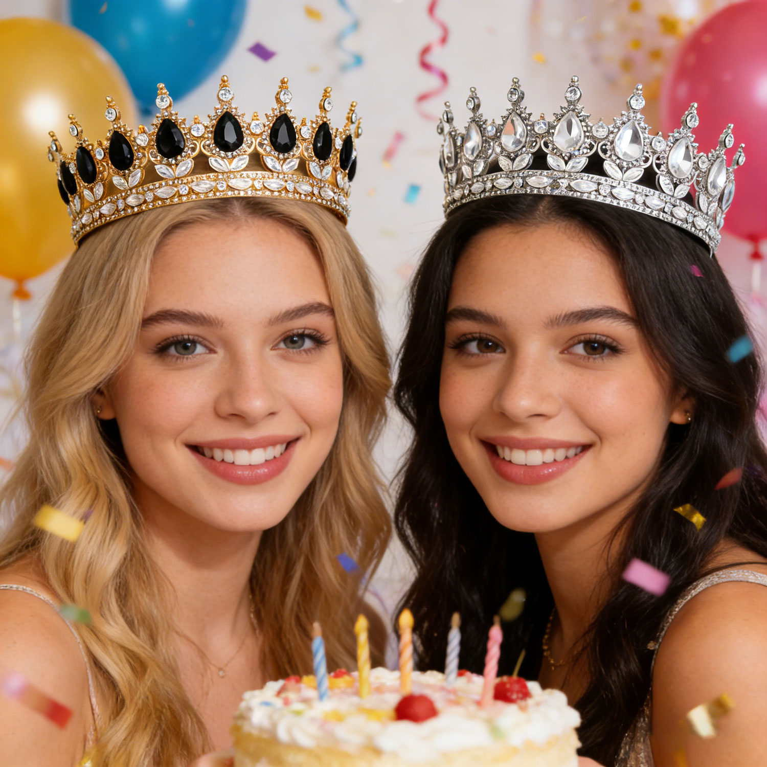 Luxury Crystal Crown Tiara - Premium Bridal Hair Accessory for Wedding Dress & Special Occasions