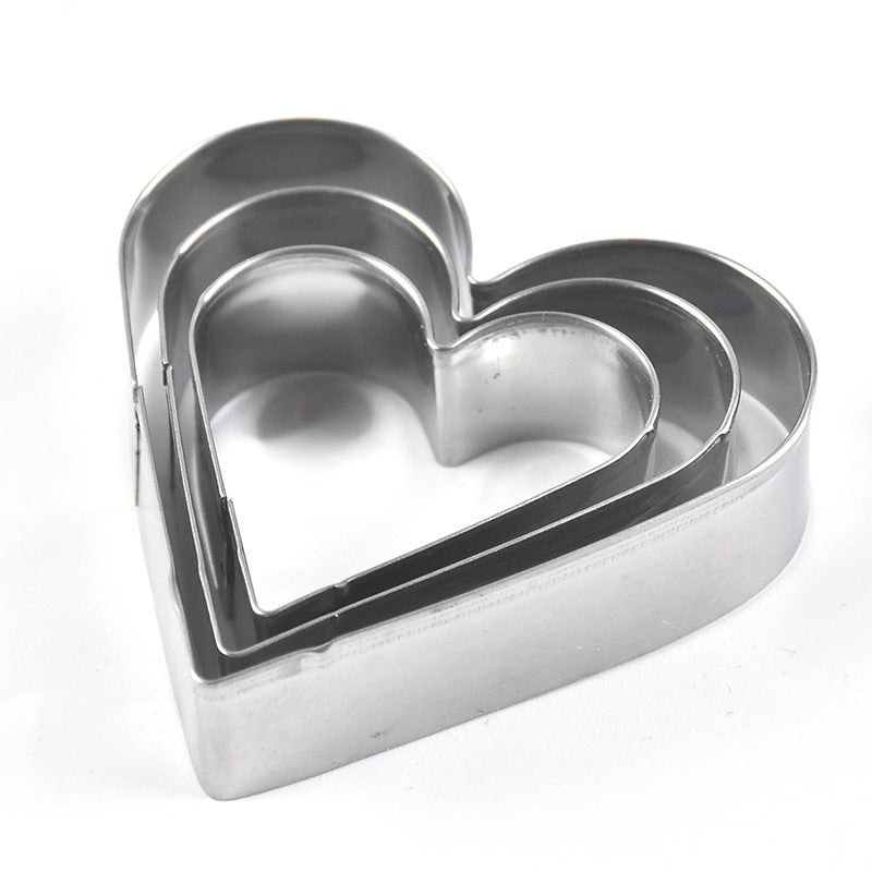 Stainless Steel Biscuit & Cookie Cutter Set - Premium Metal Shapes for Baking, Fondant Decorating, and Sandwich Cake Molds (Circle & Assorted Designs)