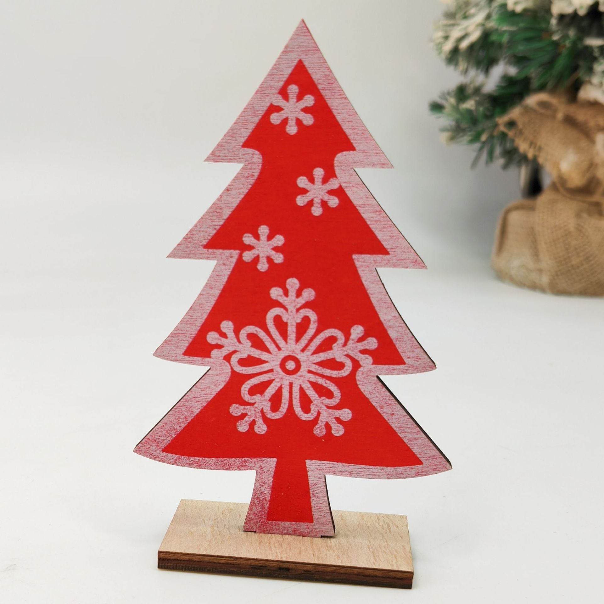 Multi-Use Christmas Ornaments Set for Desk & Shelf, Versatile Holiday Decor for Office Home Business, Miniature Festive Scene with Santa Snowman Decorations, Space-Saving Christmas Accents