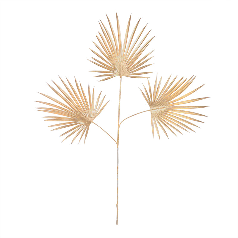 Gold Ginkgo Leaf Branches - Artificial Plants for DIY Wedding, Party, Home Decor, Flower Arrangement (Living Room, Centerpiece, Decorative Accessories)