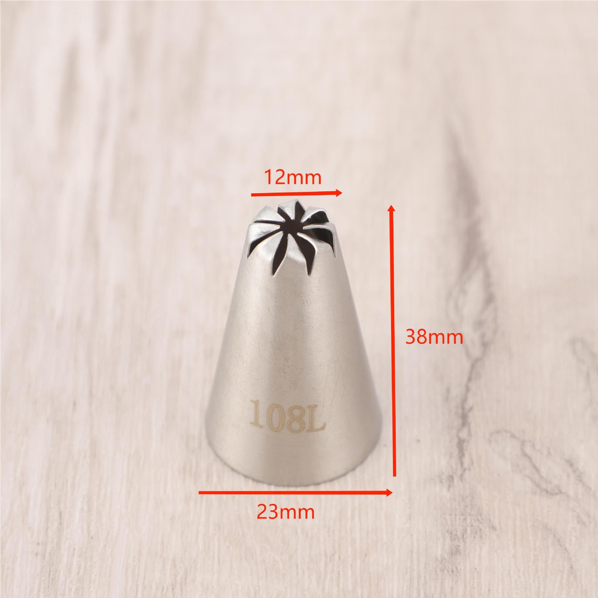 Premium Baking Piping Tip Set - 304 Stainless Steel Icing Nozzles for Buttercream Flowers, Cupcake Decorating & Cookie Designs