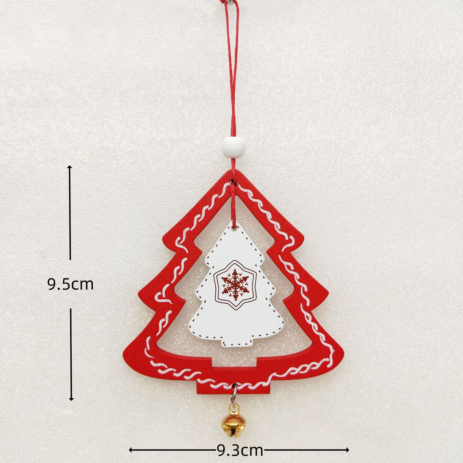 Christmas Story Ornament Collection, Themed Hand-Painted Wood Set for Narrative Tree Decor, Coordinated Angel Reindeer Bell Star Grouping, Rustic Farmhouse Holiday Scene Creator