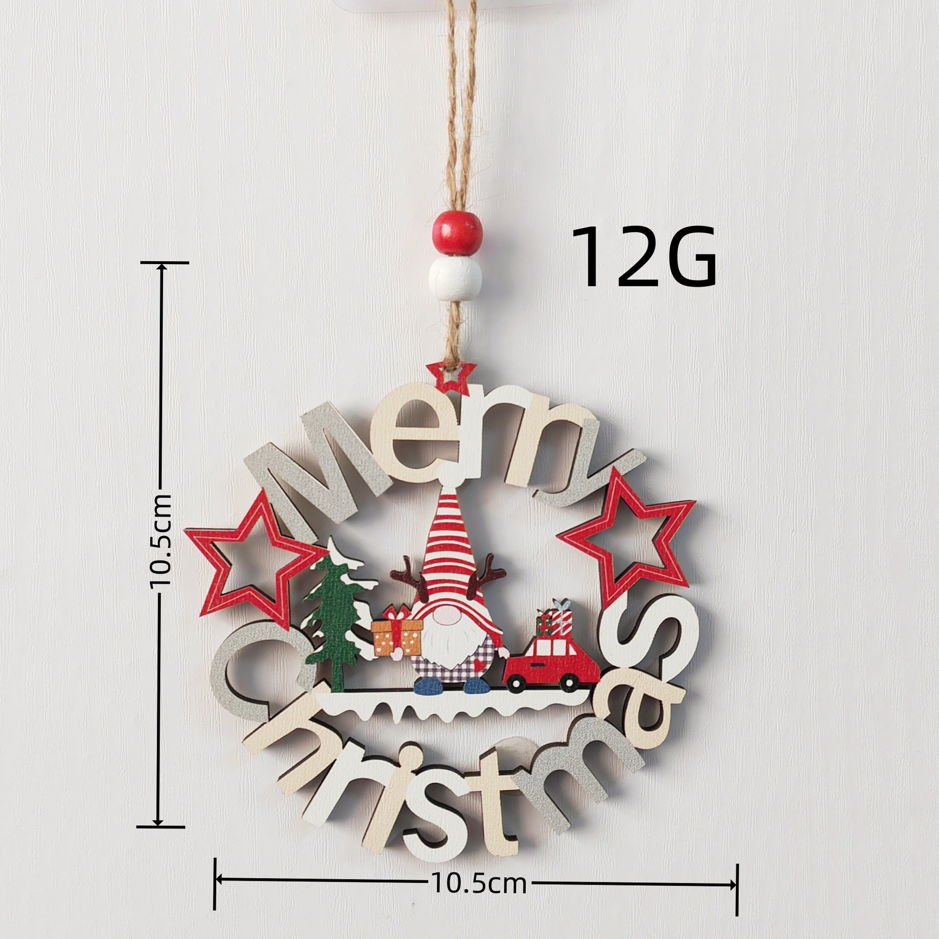 Christmas Character Family Ornament Set, Storytelling Wood Decor with Santa Snowman Gingerbread, Vintage Holiday Figure Collection for Narrative Tree Displays, Animated Style Festive Ornaments