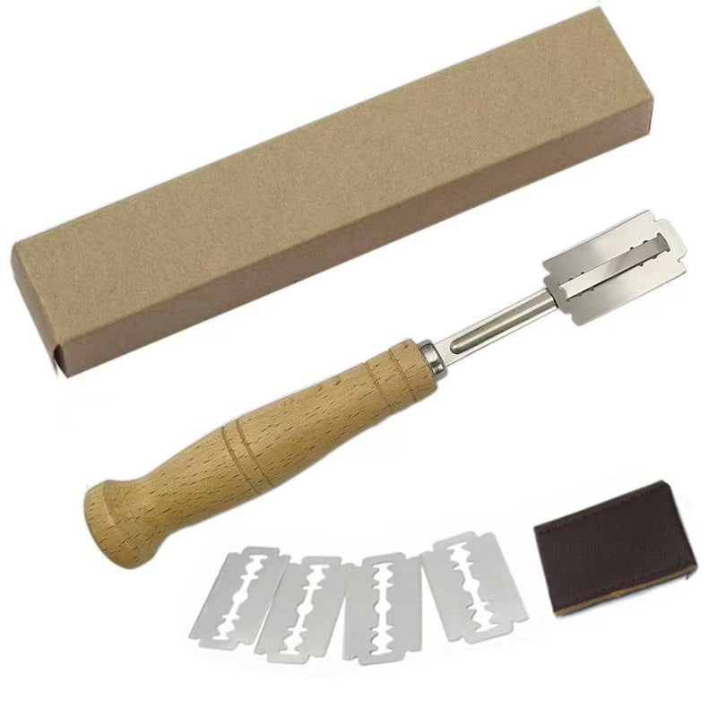 Banneton Bread Proofing Basket Set, 9 Inch Round Sourdough Starter Kit, Baking Supplies Tools with Dough Whisk, Scoring Lame, and Other Accessories for Artisan Bread Making