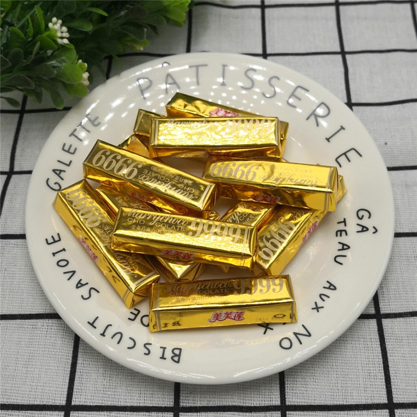 Gold Coin, Bar, Ingot & Ball Shaped Chocolate Candies, Bulk Pack 5 lbs Assorted Foil Wrapped Milk Chocolate