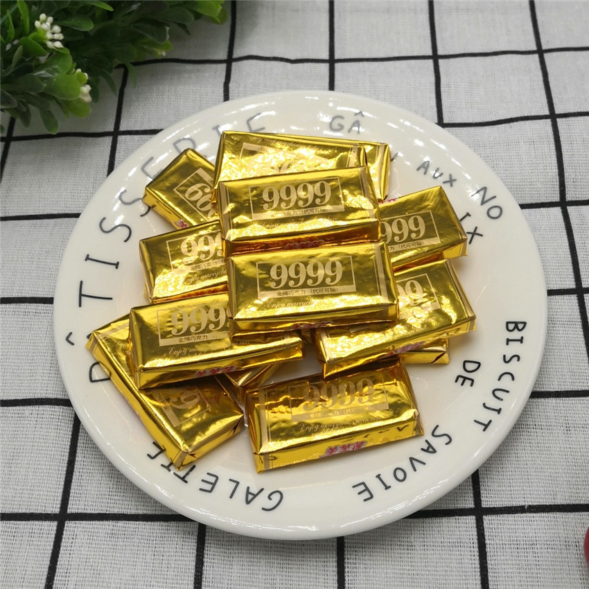 Gold Coin, Bar, Ingot & Ball Shaped Chocolate Candies, Bulk Pack 5 lbs Assorted Foil Wrapped Milk Chocolate