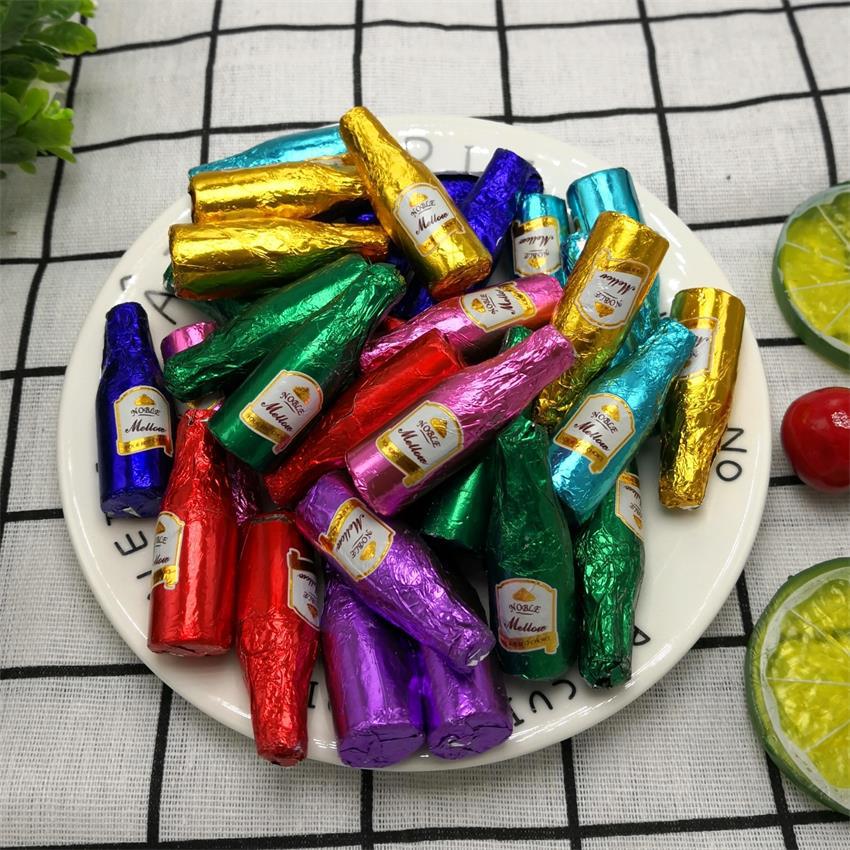 Gold Coin, Bar, Ingot & Ball Shaped Chocolate Candies, Bulk Pack 5 lbs Assorted Foil Wrapped Milk Chocolate