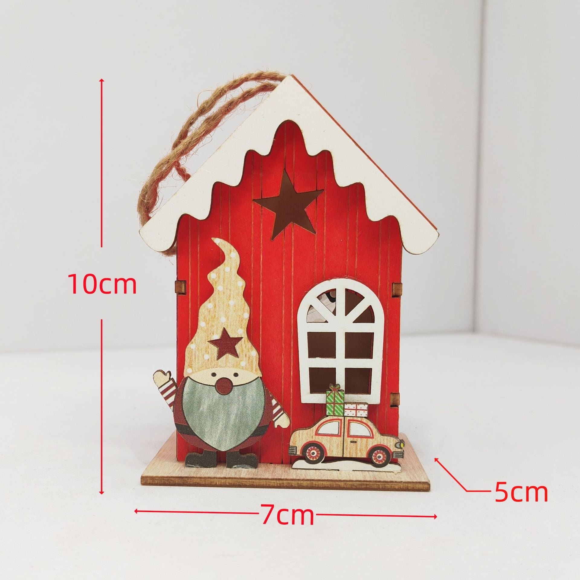 Magical Snowy Christmas House with Soft Glow, Animated Village Ornament for Winter Displays, Warm White Light Decoration for Mantel & Shelf, Battery Powered Holiday Centerpiece