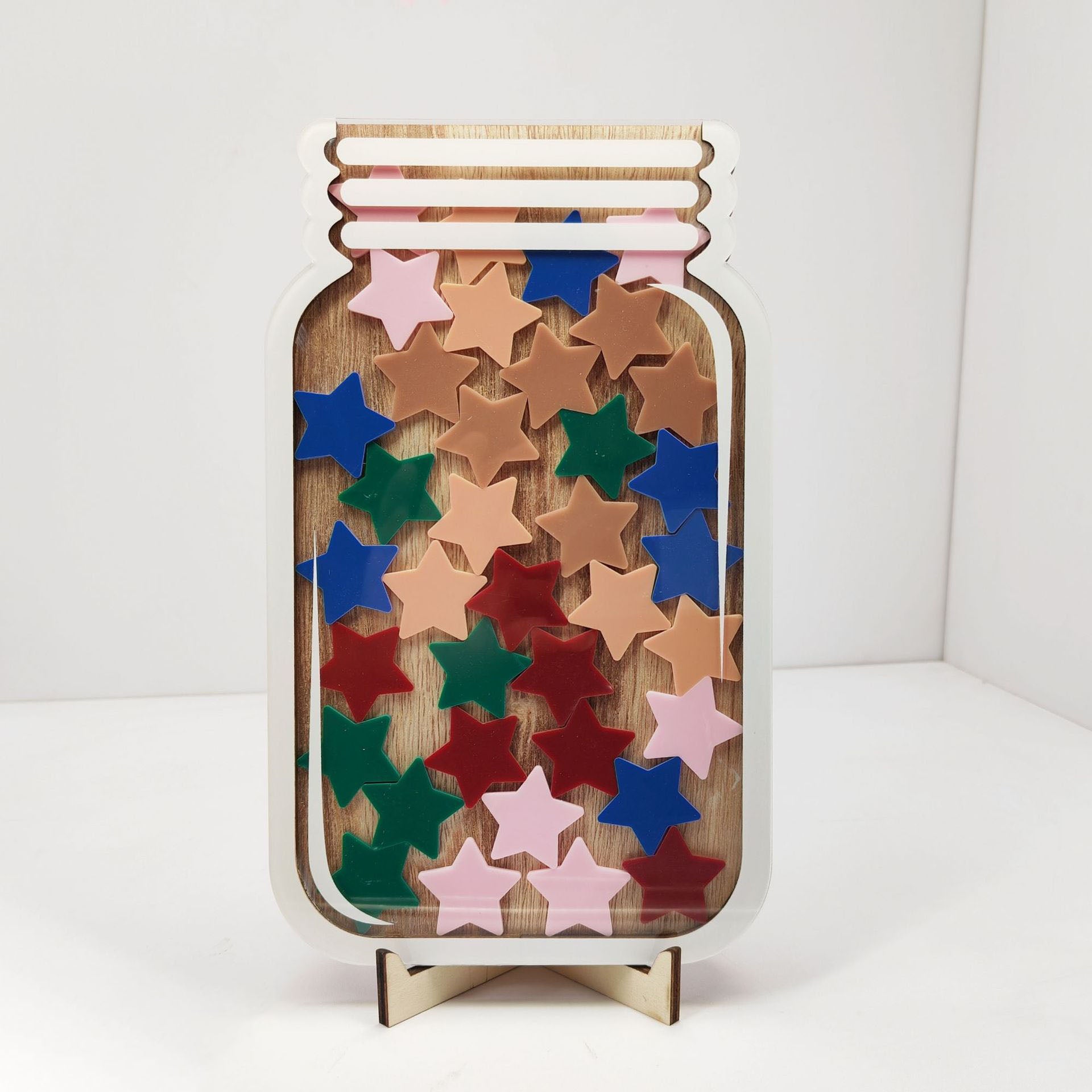 Reward Jar Classroom, Star and Dinosaur Bulletin Board Chart, Positive Behavior Chart,Reward Jar for Boys Girls, Classroom Behavior Management Tools