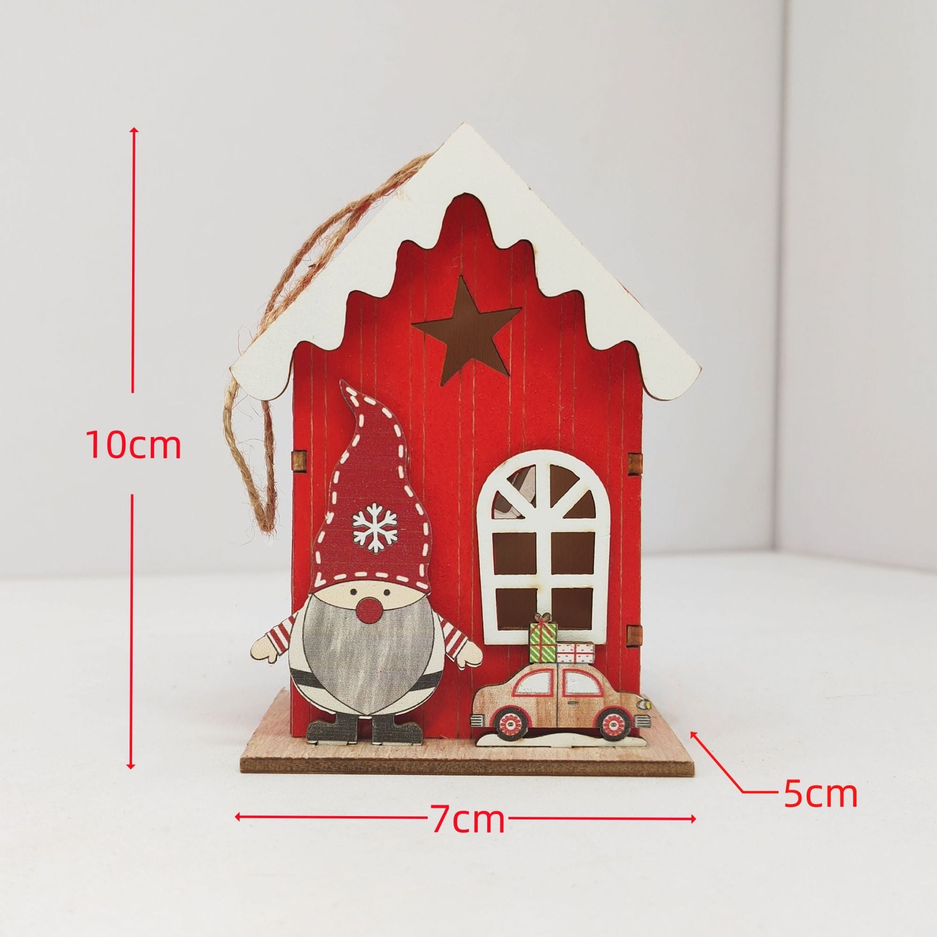 Magical Snowy Christmas House with Soft Glow, Animated Village Ornament for Winter Displays, Warm White Light Decoration for Mantel & Shelf, Battery Powered Holiday Centerpiece