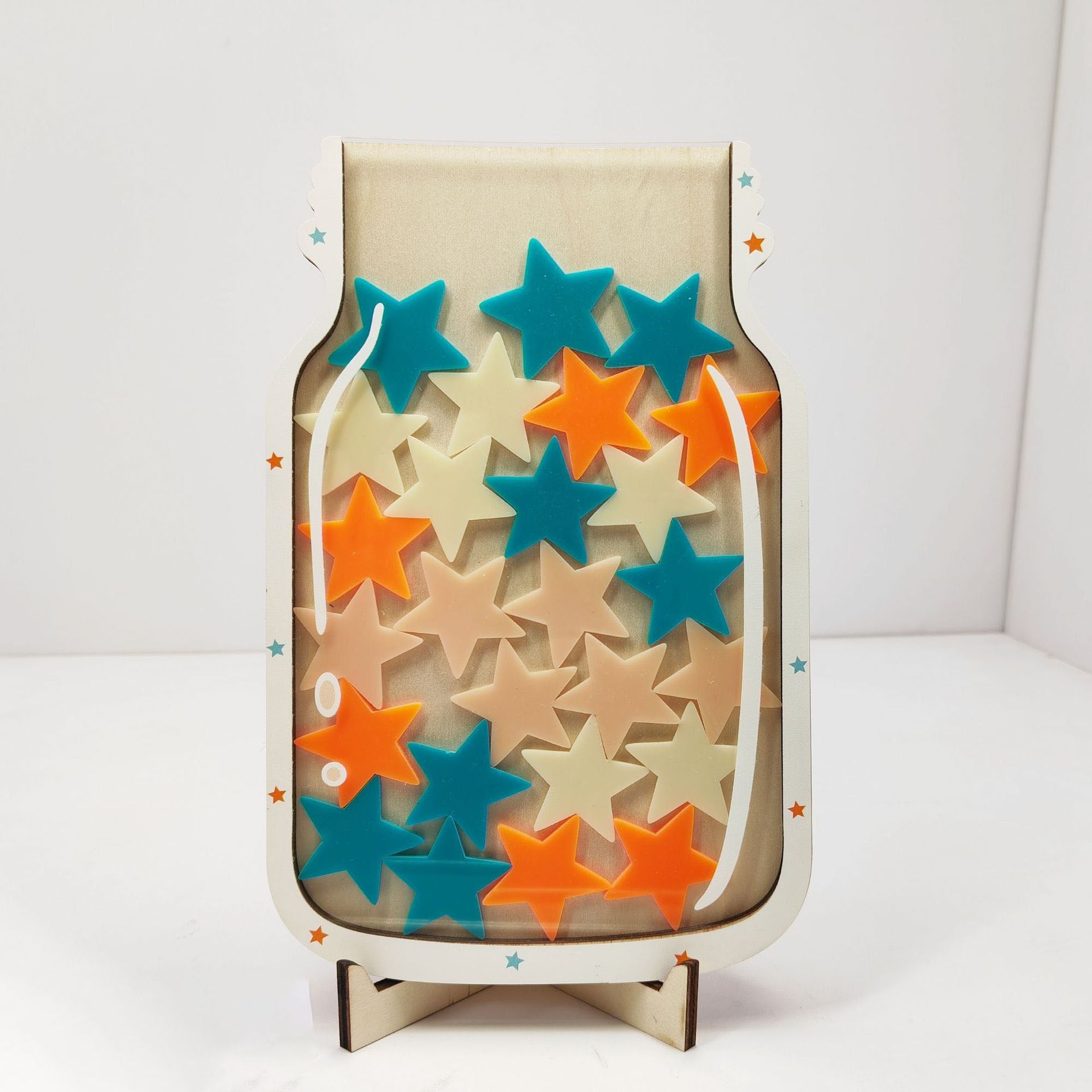 Reward Jar Classroom, Star and Dinosaur Bulletin Board Chart, Positive Behavior Chart,Reward Jar for Boys Girls, Classroom Behavior Management Tools