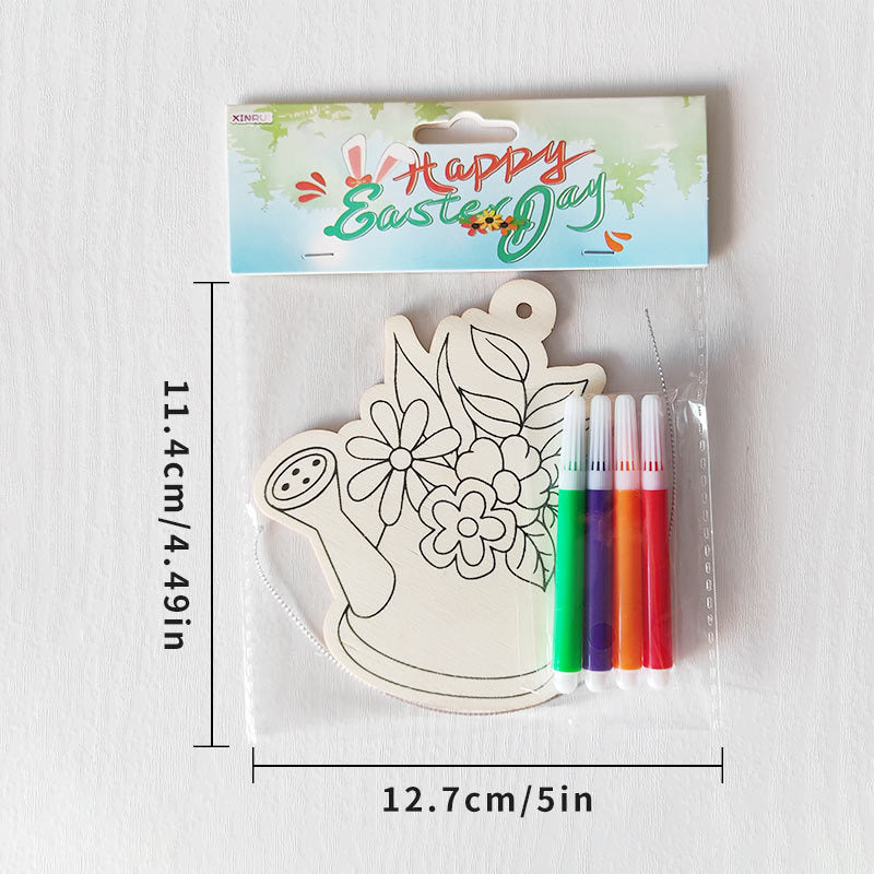 Reusable Easter Drawing Kit for Kids, 6 Wipe-Clean Coloring Boards with Washable Markers, Educational Toddler Activity for Fine Motor Skills, Easter Basket Stuffer & Travel Toy