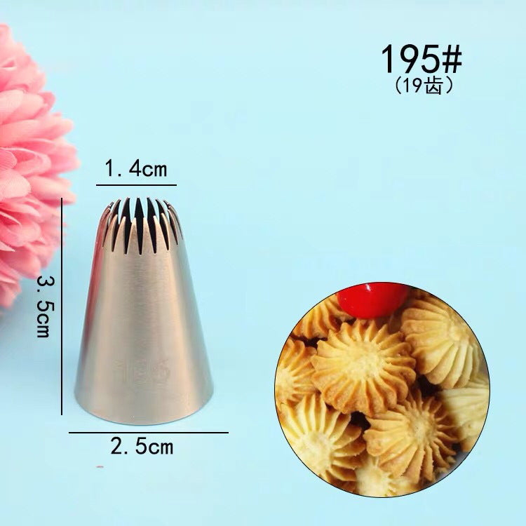 Premium Baking Piping Tip Set - 304 Stainless Steel Icing Nozzles for Buttercream Flowers, Cupcake Decorating & Cookie Designs