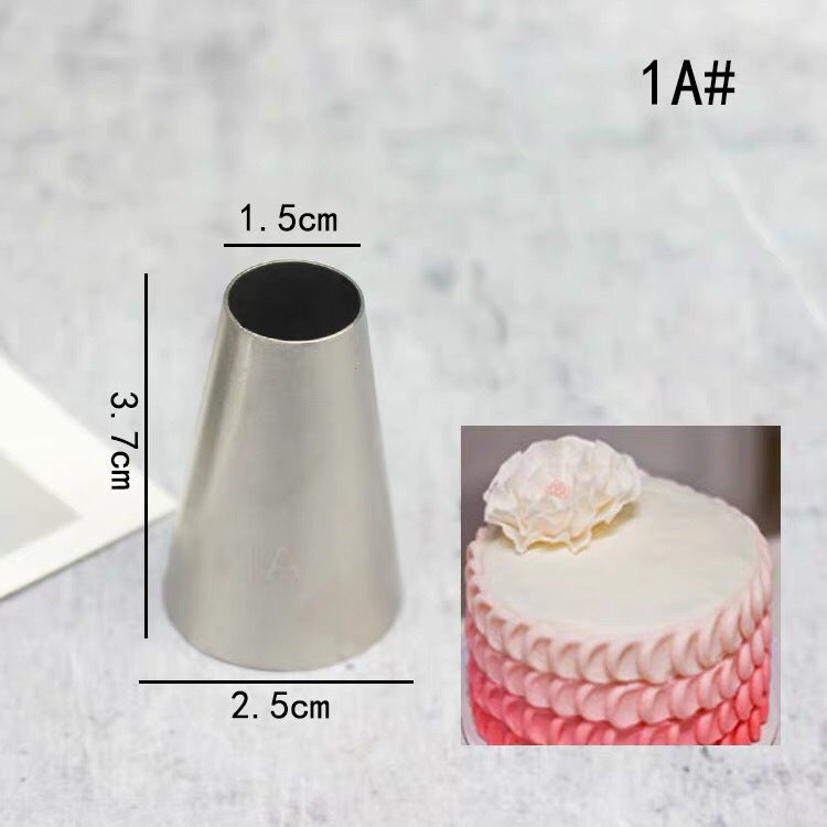 Premium Baking Piping Tip Set - 304 Stainless Steel Icing Nozzles for Buttercream Flowers, Cupcake Decorating & Cookie Designs