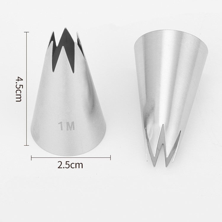 Premium Baking Piping Tip Set - 304 Stainless Steel Icing Nozzles for Buttercream Flowers, Cupcake Decorating & Cookie Designs