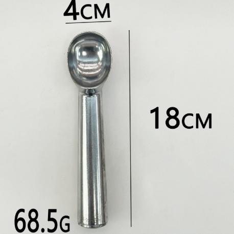Stainless Steel Trigger Ice Cream Scoop, Professional Metal Scooper with Trigger Release