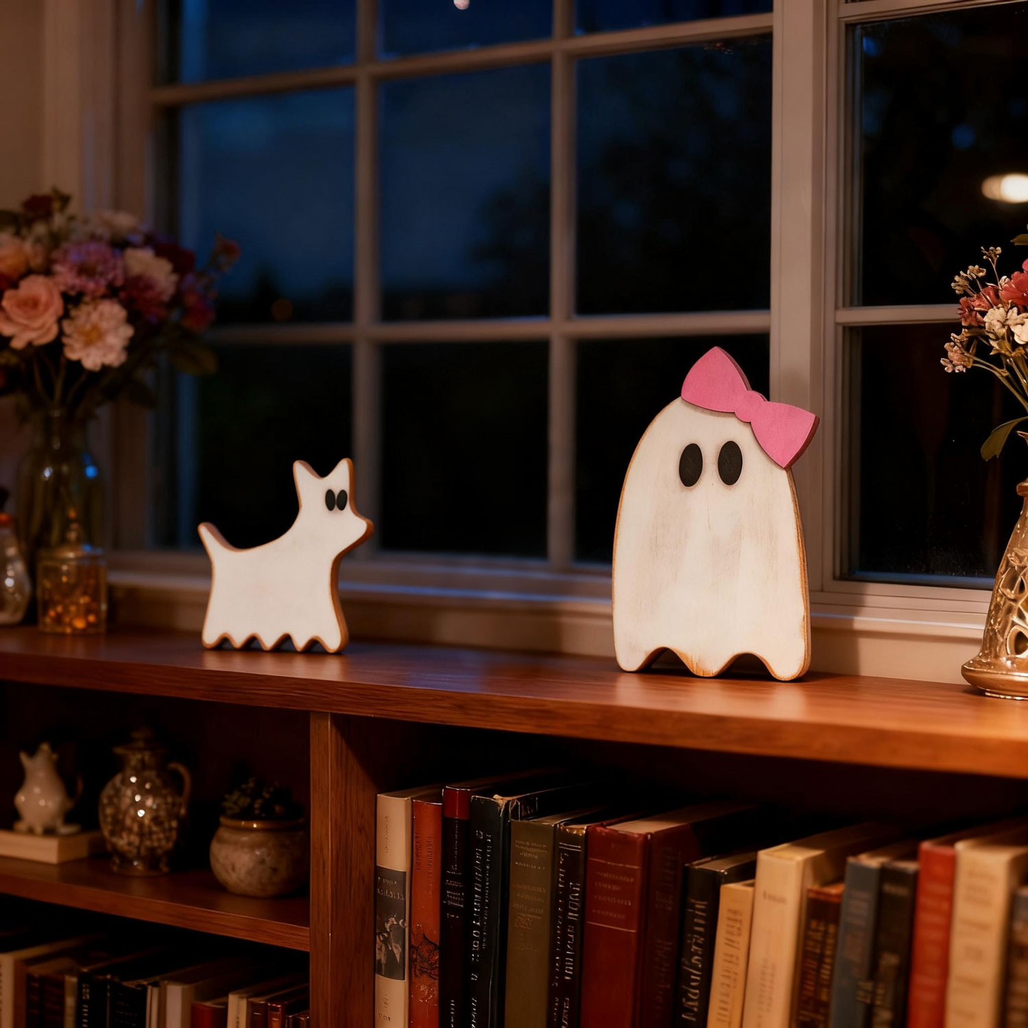 Adorable  Family Decor - Whimsical Home & Office Desktop Accent, Perfect Birthday Gift for Friends & Family, With Diy Glow In The Dark Stars And Circle, Fun Festive Vibe for Daily & Ghost Decor