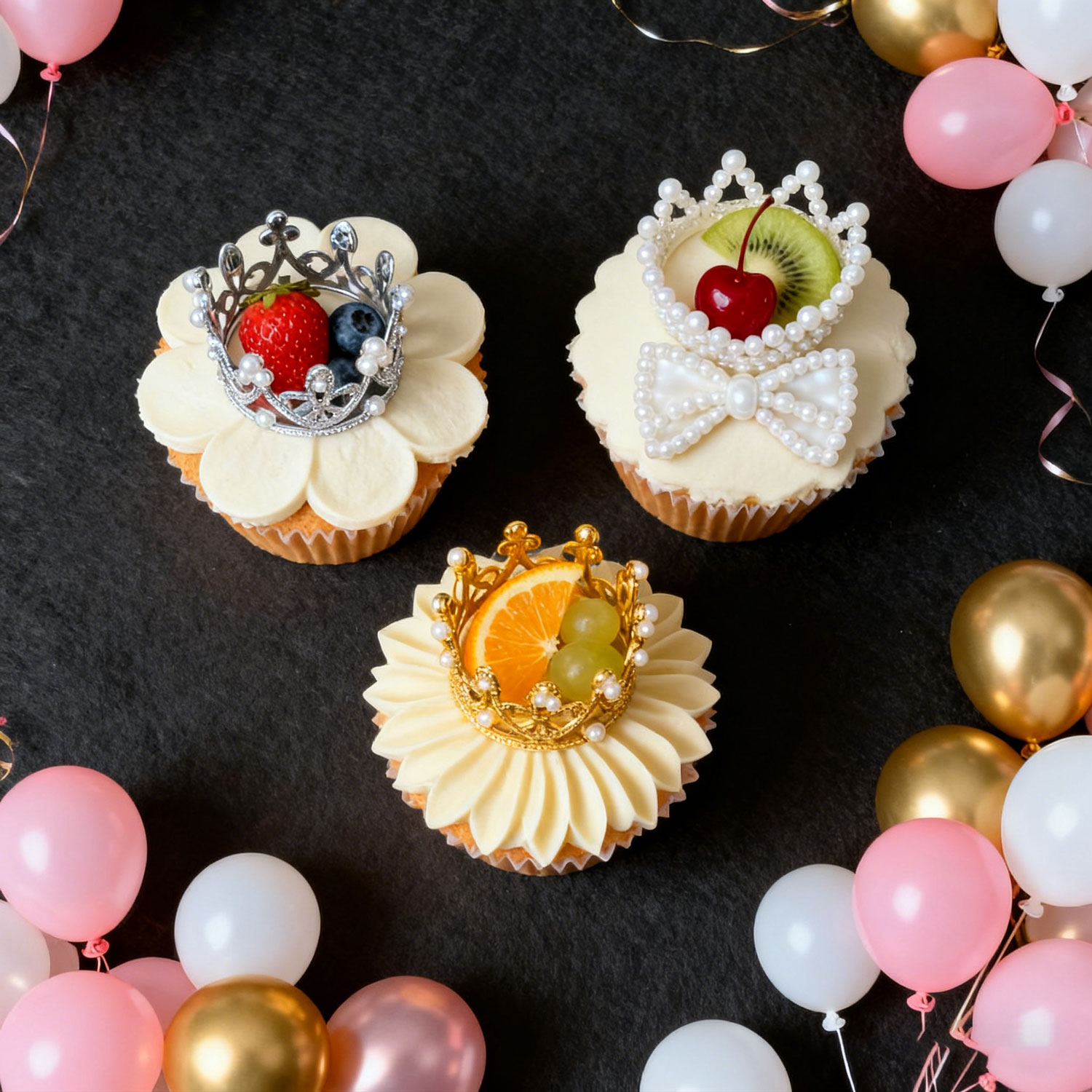 Baby-Style Bridal Crown & Tiara | Princess Lace Headband | Birthday Cake Decoration | Cross-Border Hair Accessories for Weddings, Birthdays