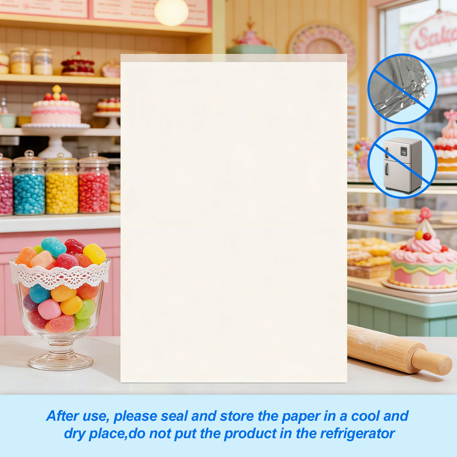 A4 Size 25 Sheets Frosting Sheets Edible Sugar Papers Icing Paper for Cake Decoration 11.7"*8.3 "Cake Decorating Tools