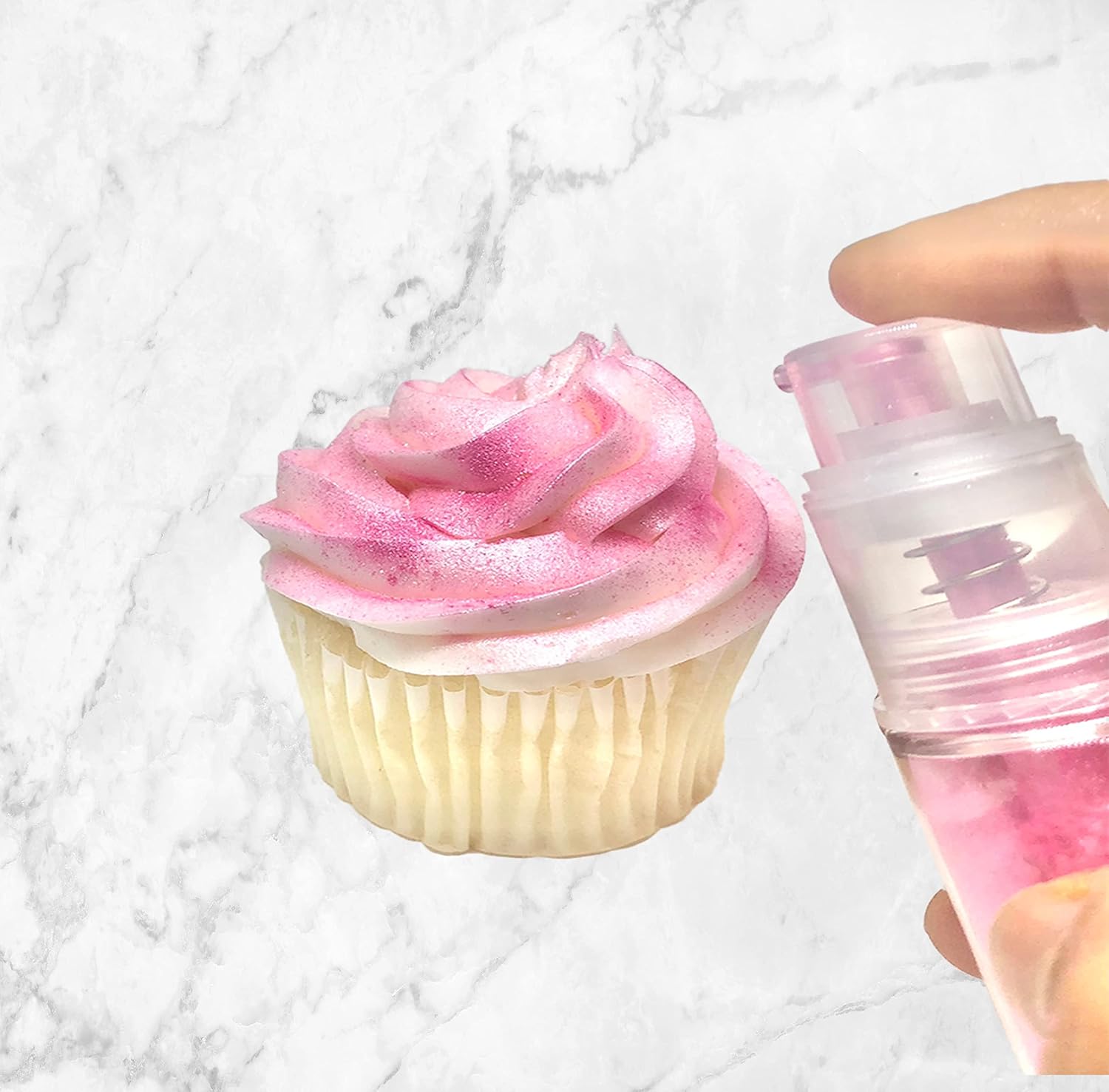 Luster Dust Edible Food Grade Edible  Dust Powder in Spray Bottle Edible Glitter Metallic Dusting Powder for Cake Decorating, Baking, Drinks, Fondant, Candy, Cookie-5g each