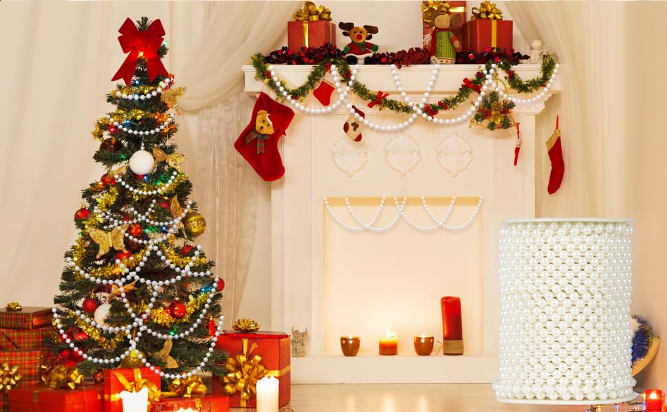 pearl garland for christmas tree