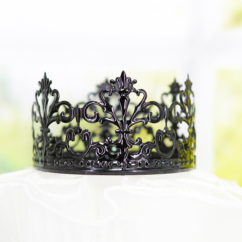 Lightweight Iron Art Queen's Crown - New Style 1st Birthday Cake Baking Decoration & Festival Ornament