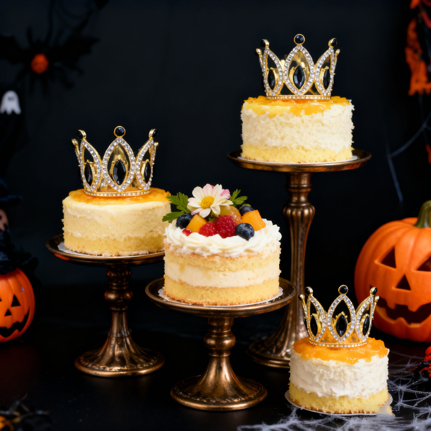 Fresh Flower Crown for Birthday Cake Decoration - Also Kids' Event Party Catwalk Headwear