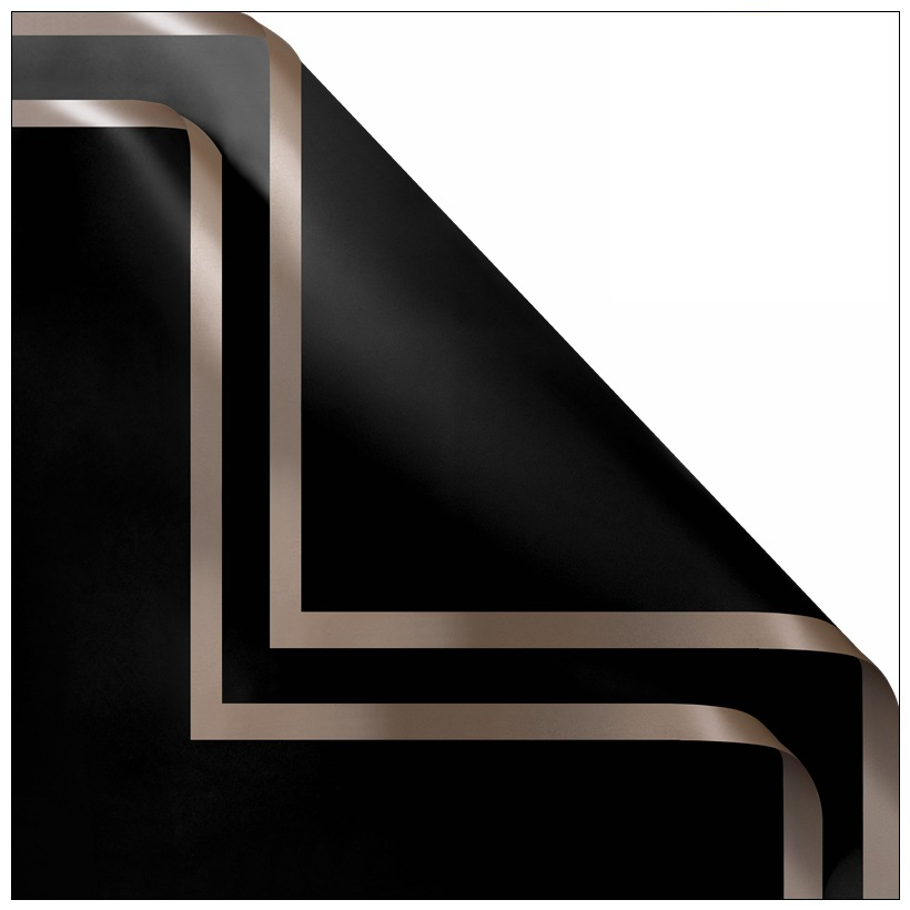 20 Sheets 23 x 23 inch Bouquet Wrapping Paper, Waterproof Flower Wrapping Paper Floral Packing for Wedding Valentines Day Birthday Gift DIY Black