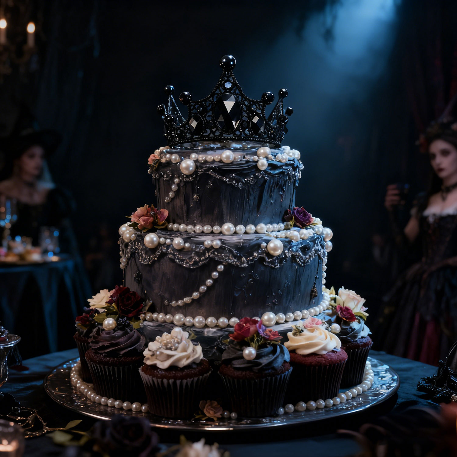 Crown Birthday Cake Decoration - Multi-Use Accessory for Wedding, Performance & Festival