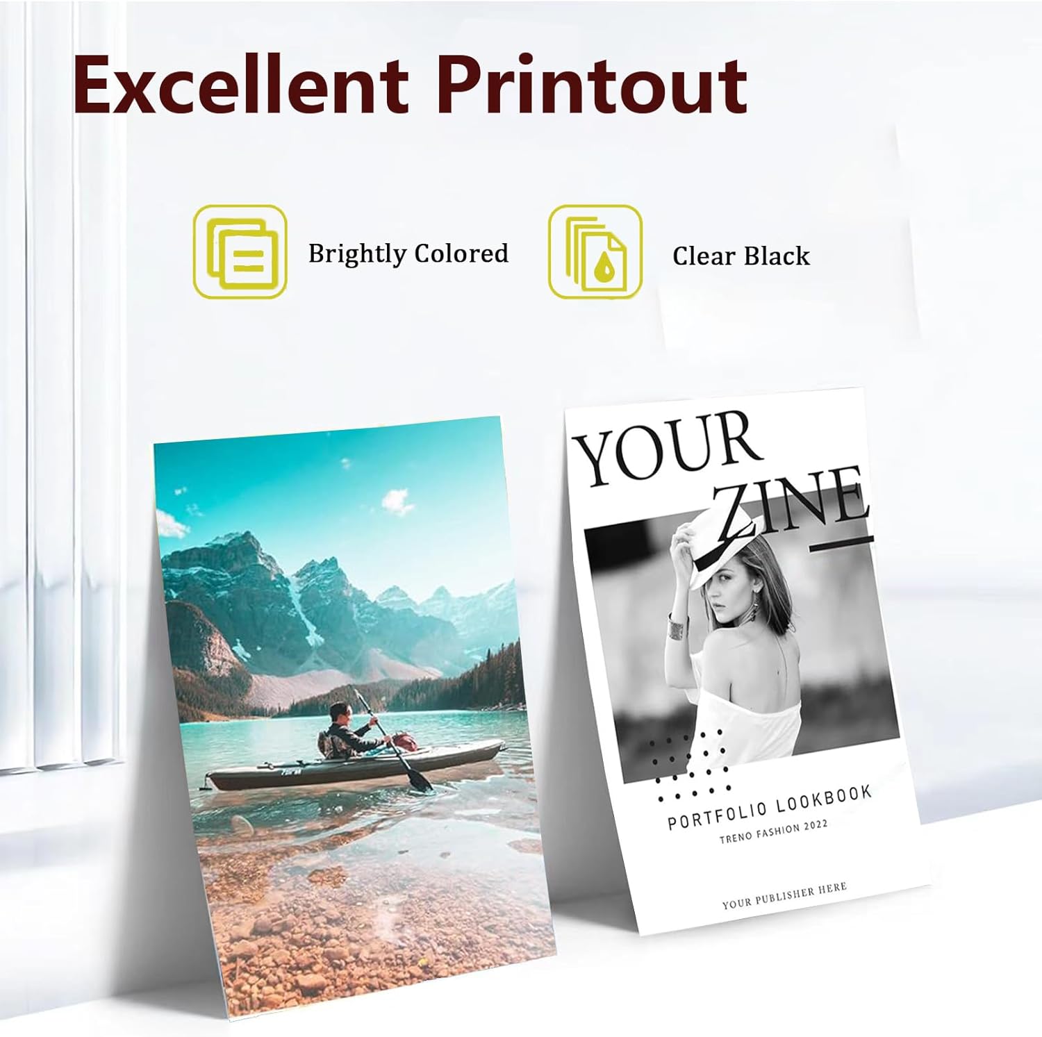 PGI-550XL/CLI-551XL Ink Cartridges Replacement for Canon PGI550XL CLI551XL PGI-550 CLI-551 Ink Cartridge Combo Pack Work for Canon Pixma MG5450 MG5550 Printers