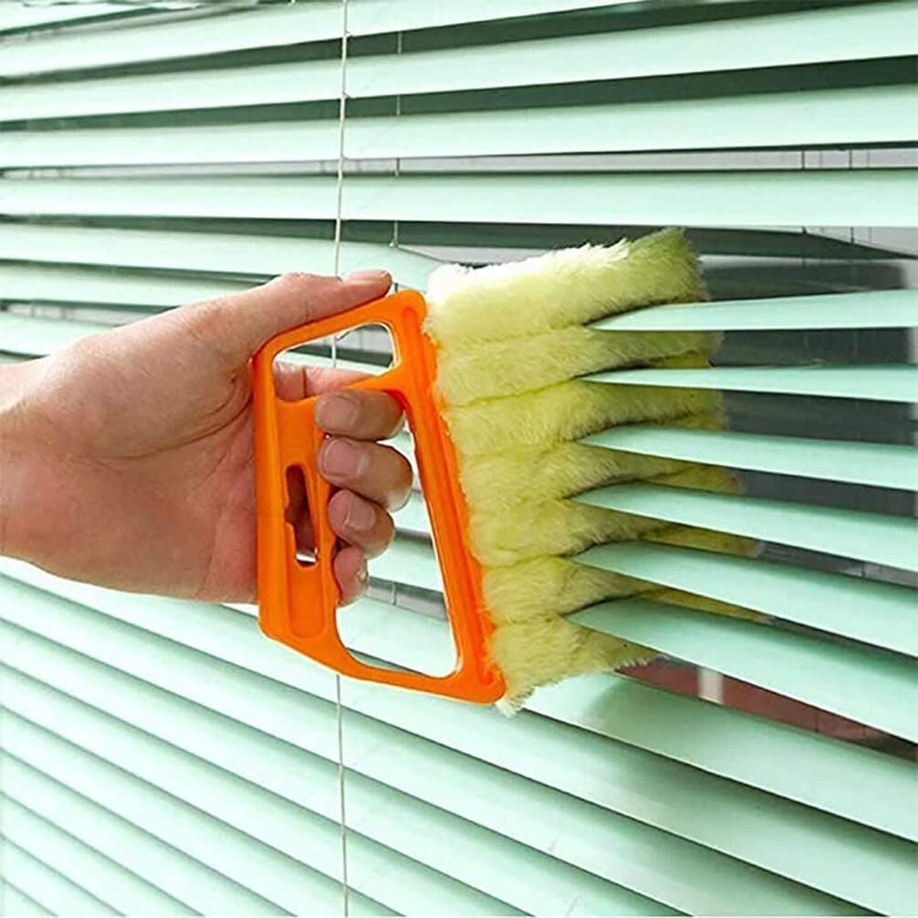 Blinds Brush Window Blind Cleaner Duster Brush Cleaning Brushes for Household Use Hand Window Shades for Home Window Blinds Dust Cleaner Venetian Blinds Fiber Washable
