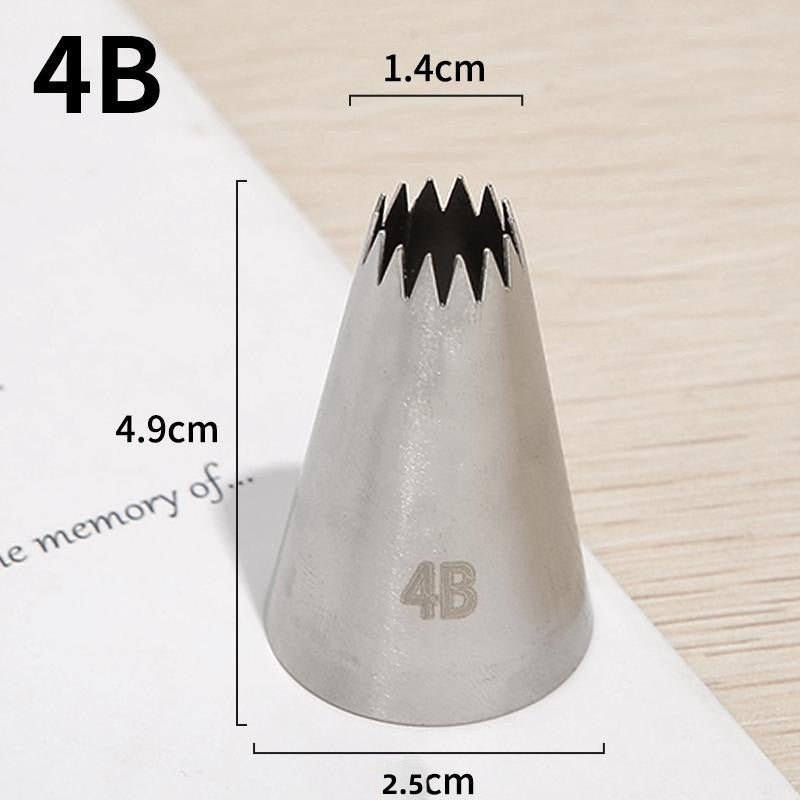 Premium Baking Piping Tip Set - 304 Stainless Steel Icing Nozzles for Buttercream Flowers, Cupcake Decorating & Cookie Designs