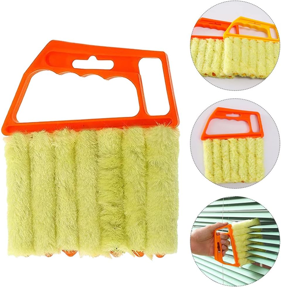Blinds Brush Window Blind Cleaner Duster Brush Cleaning Brushes for Household Use Hand Window Shades for Home Window Blinds Dust Cleaner Venetian Blinds Fiber Washable