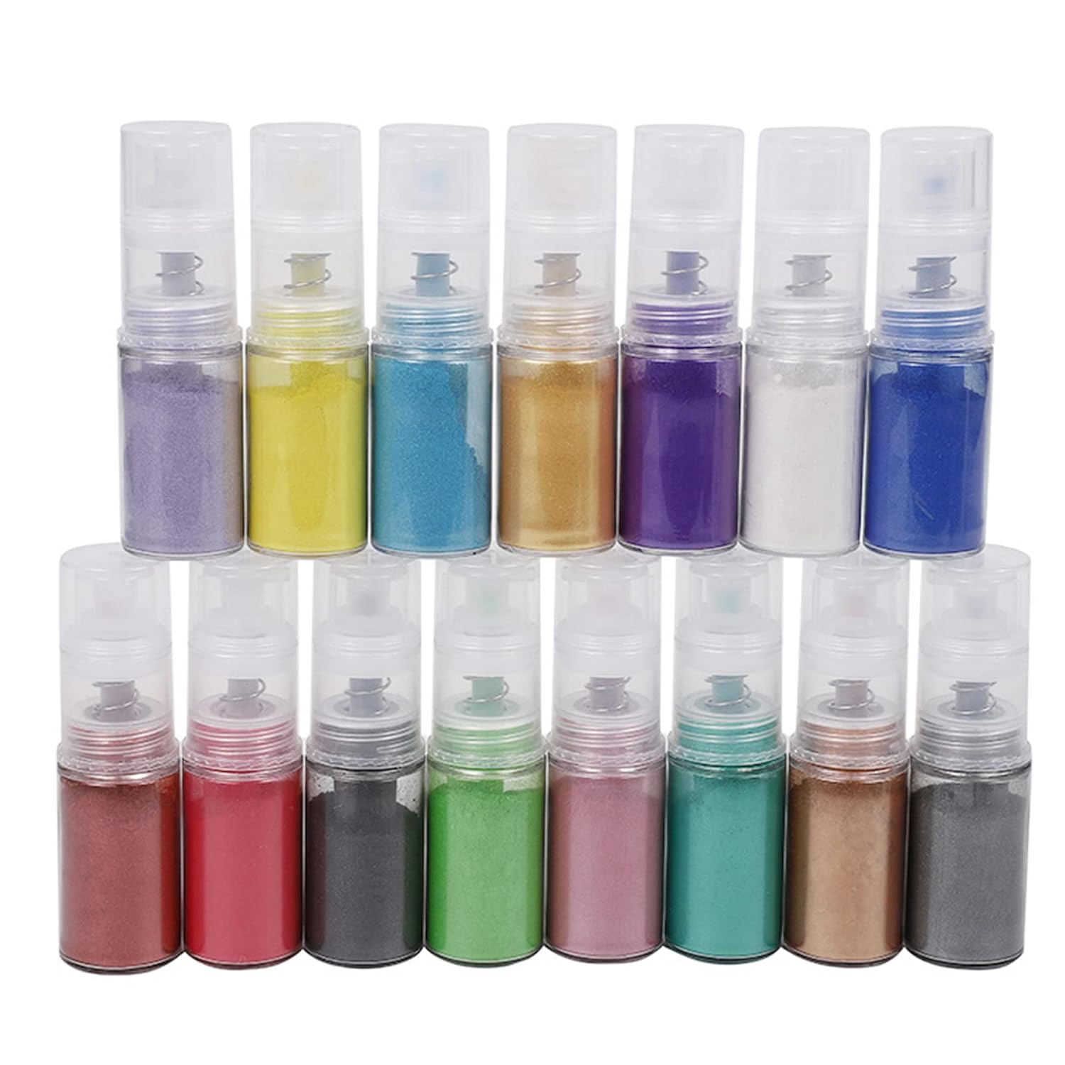 Luster Dust Edible Food Grade Edible  Dust Powder in Spray Bottle Edible Glitter Metallic Dusting Powder for Cake Decorating, Baking, Drinks, Fondant, Candy, Cookie-5g each