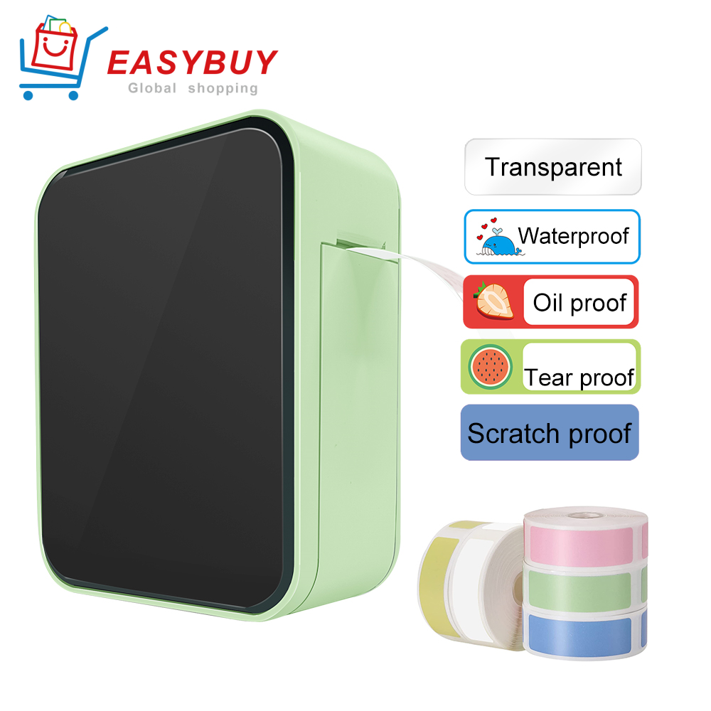P15 Pocket Thermal Label Printer - Wireless Sticker Maker for Organizing Home, Office & Classroom (Works with iPhone/Android)