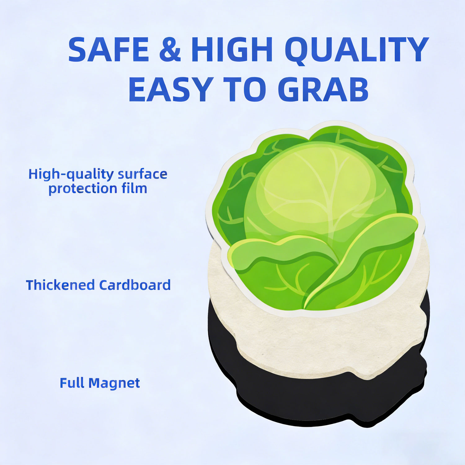 Farm Theme Soft Magnet Set | Vegetables Fruits & Farm Animals Fridge Magnets, Educational Magnetic Toys for Kids & Refrigerator Decor