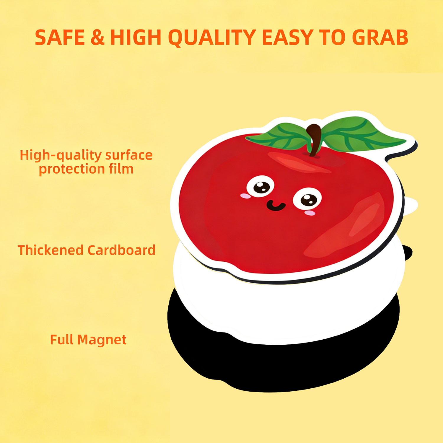 Delicious Food Magnets for Kids | Flexible Fridge Magnets with Global Cuisine Designs, Fun Kitchen Decor & Early Learning Tools