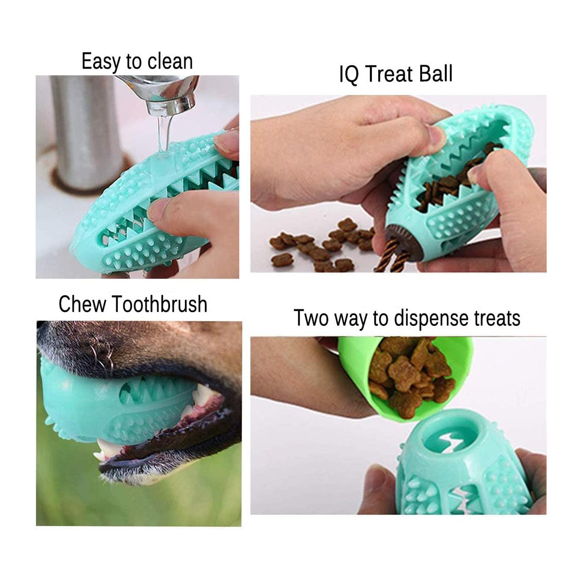 Multifunction Pet Molar Bite Toy, Juguete Mordedor Mascota, Juguete Multifuncional para Mordedura De Molar, Mordedura De Perro del Entrenamiento con Ventosa,Blue