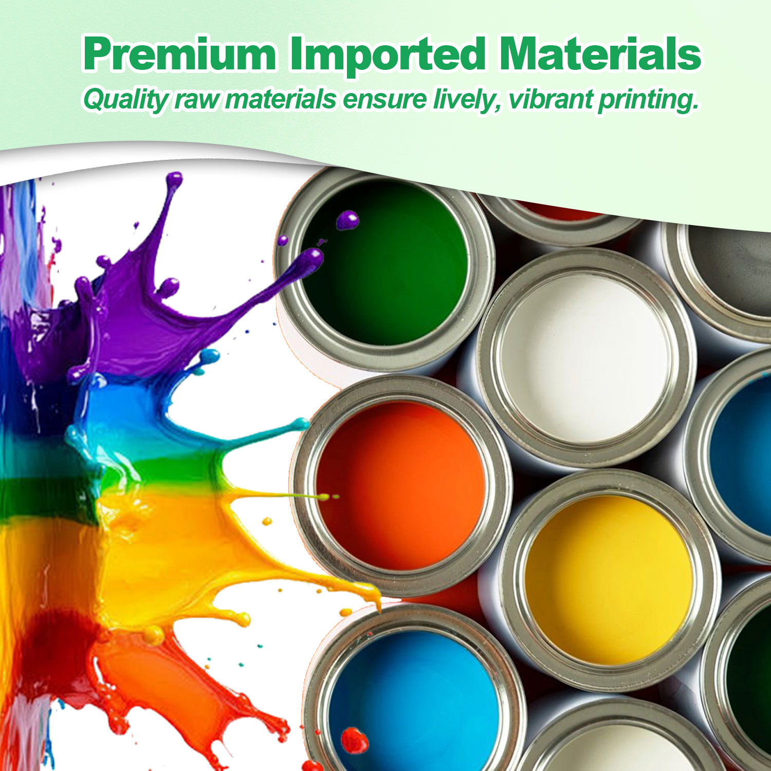 Professional Grade Ink Refill Kit | Complete 5-Bottle Set with Precision Syringes for Refillable Cartridge Systems | Dye Ink for Text & Graphics Printing