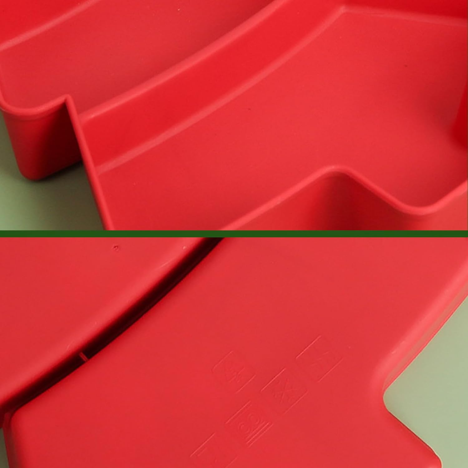 Christmas Tree Shaped Plates Plastic Christmas Tree Tray Snack Appetizer Tray Plastic Serving Tray 3 Compartment Multifunction Food Serving Platter for Christmas Holiday Party Supplies