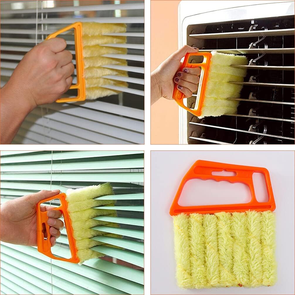 Blinds Brush Window Blind Cleaner Duster Brush Cleaning Brushes for Household Use Hand Window Shades for Home Window Blinds Dust Cleaner Venetian Blinds Fiber Washable