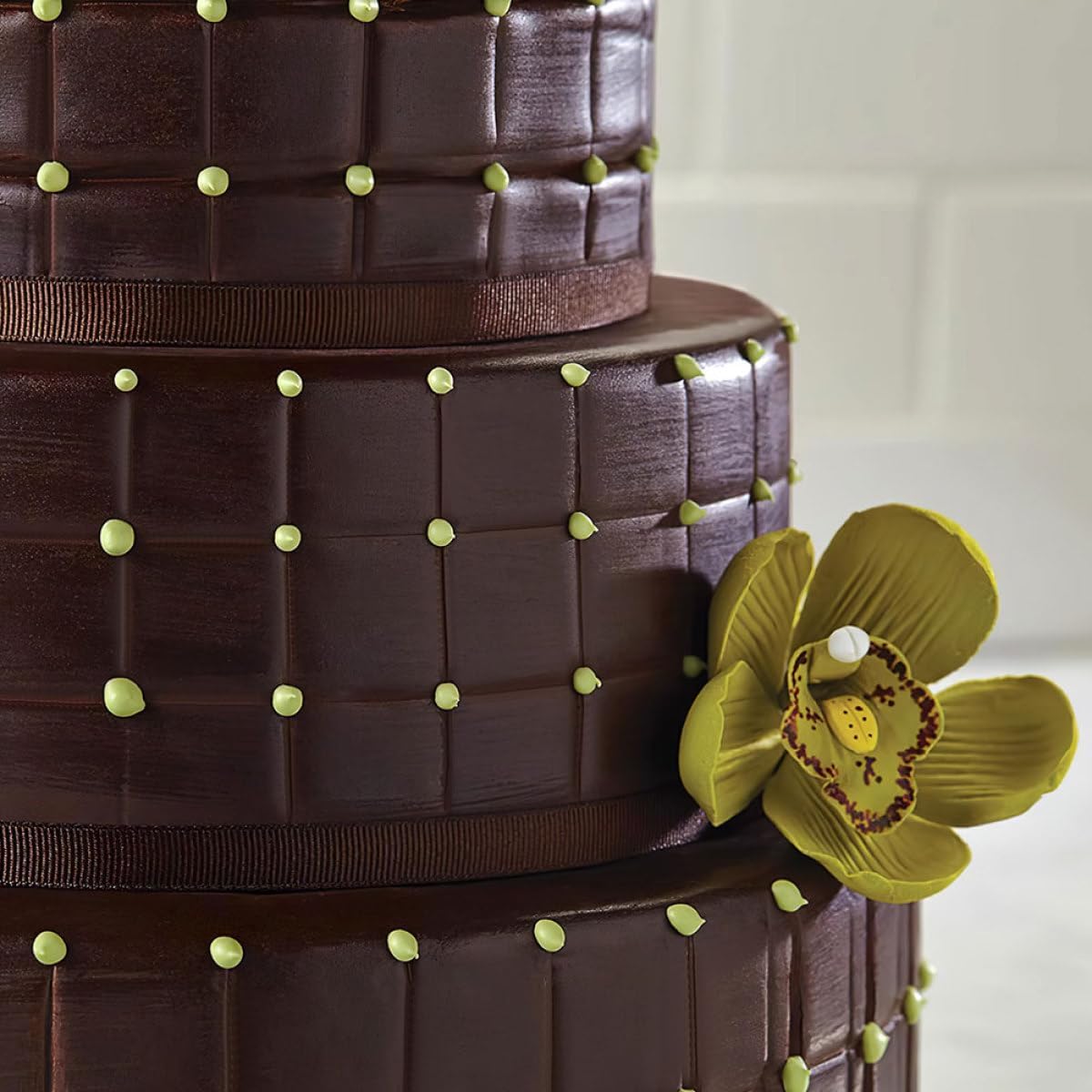 Grid & Rattan Texture Impression Mats, Clear Plastic Cake Fondant Embossing Mold Set