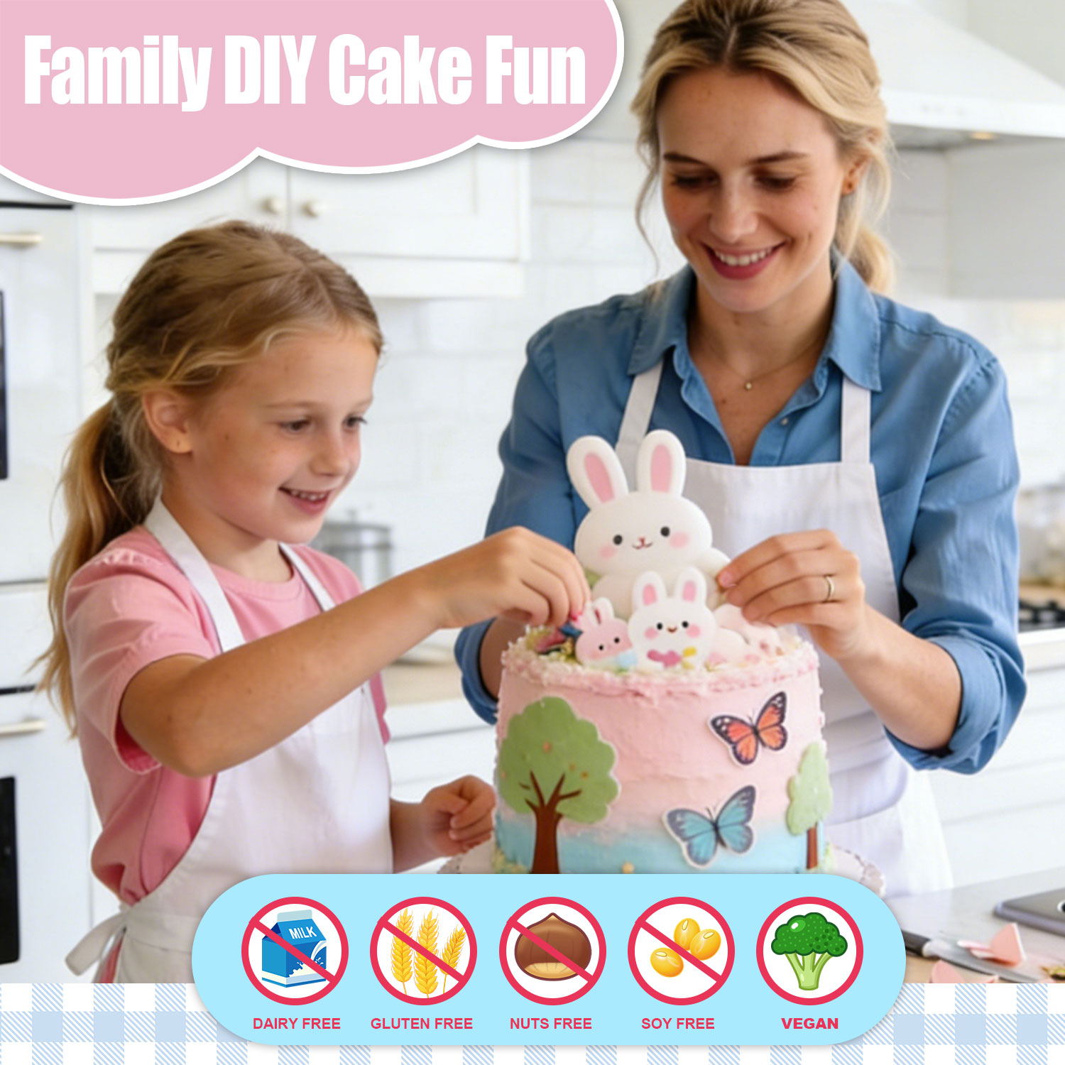 A4 Size 25 Sheets Frosting Sheets Edible Sugar Papers Icing Paper for Cake Decoration 11.7"*8.3 "Cake Decorating Tools